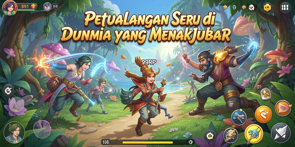 Screenshot dari gameplay 99RP yang menampilkan petualangan menarik.