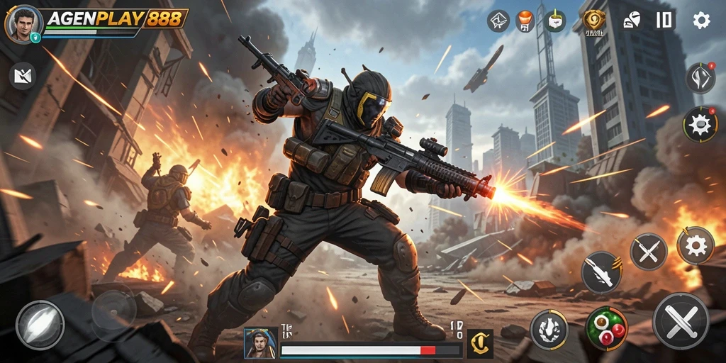 Tampilan gameplay AGENPLAY88 yang mendebarkan dan penuh aksi.