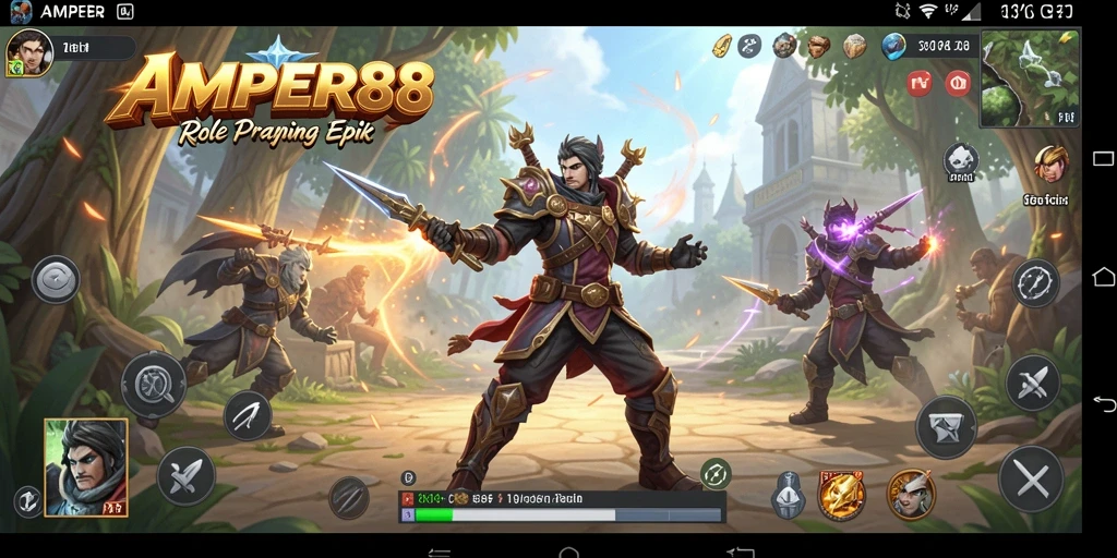 Gameplay ARPG seru dengan grafis menawan.
