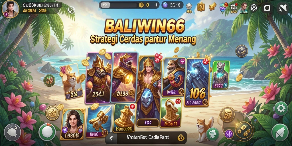 Tampilan gameplay BALIWIN66 yang strategis dan mendebarkan.