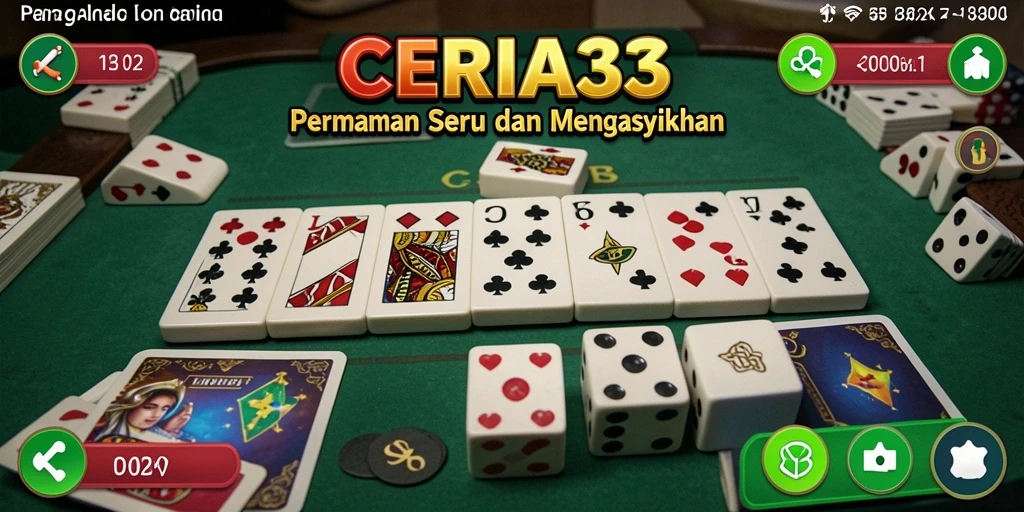 Tampilan menarik dari gameplay CERIA33 yang seru dan interaktif.