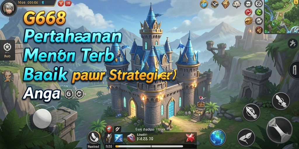 Tampilan gameplay G668 yang seru dan strategis dalam Tower Defense.