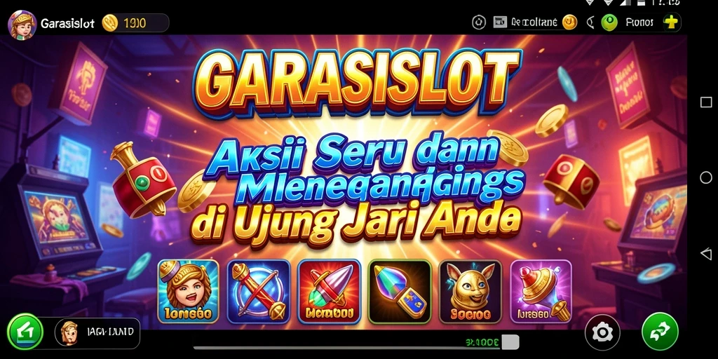 Tangkapan layar GARASISLOT menampilkan aksi seru dan grafis yang memukau.