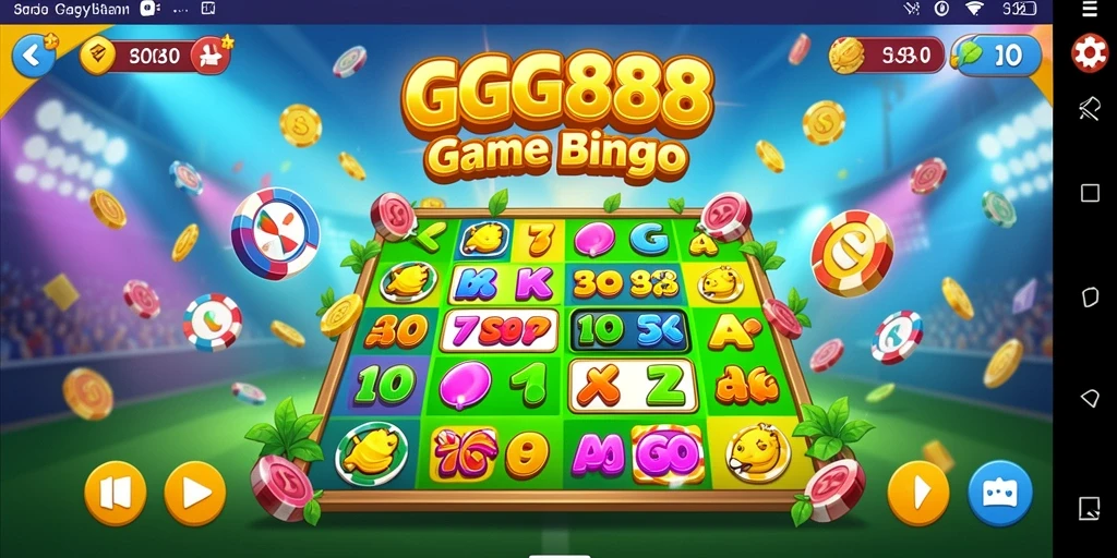 Screenshot gameplay GGG888 menampilkan momen seru Bingo.
