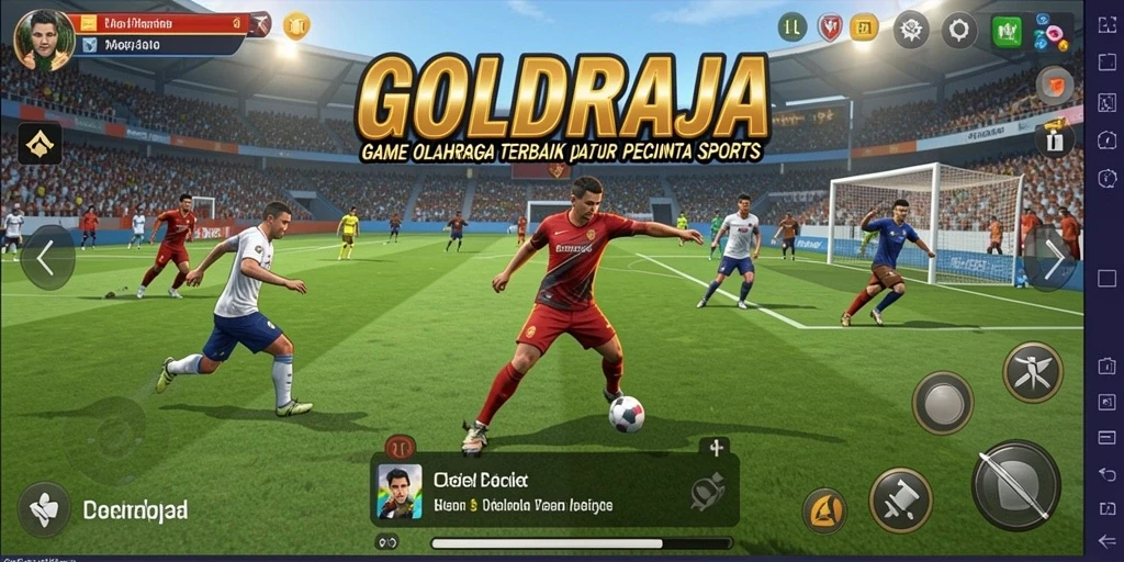 Tampilan gameplay <strong>GOLDRAJA</strong> yang intens dan menegangkan.