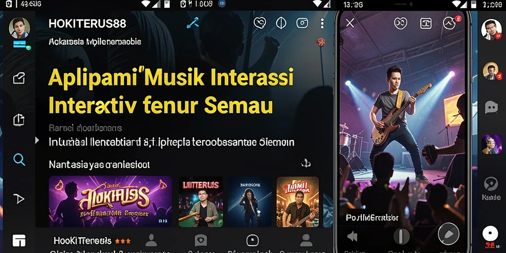 Tampilan seru dari gameplay musik HOKITERUS88.