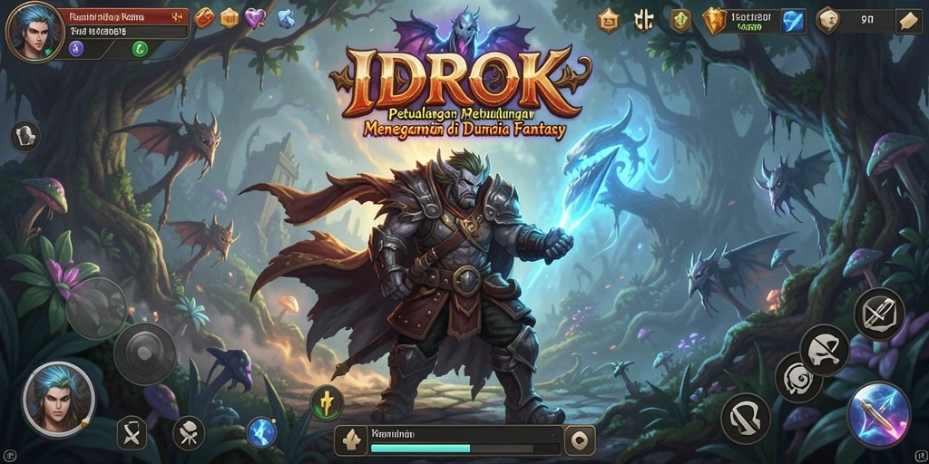 Tampilan gameplay IDROK dengan petualangan seru dan grafik menakjubkan.