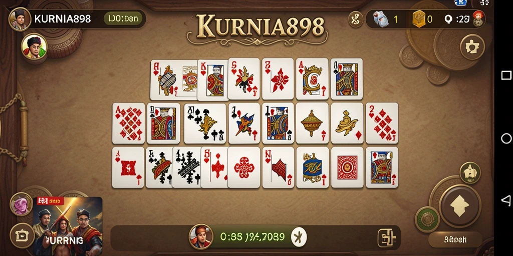 Screenshot gameplay KURNIA898 menampilkan pertarungan seru dalam permainan Domino.