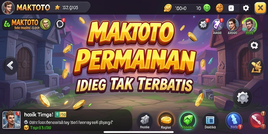 Tangkapan layar gameplay MAKTOTO yang menampilkan karakter sedang beraksi.