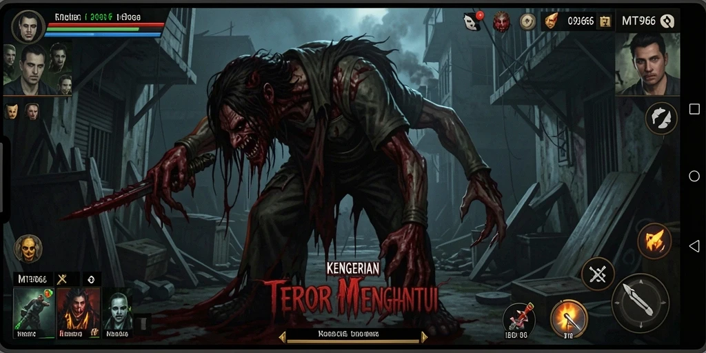 Tampilan gameplay menegangkan dari MT966 yang menghadirkan kengerian.