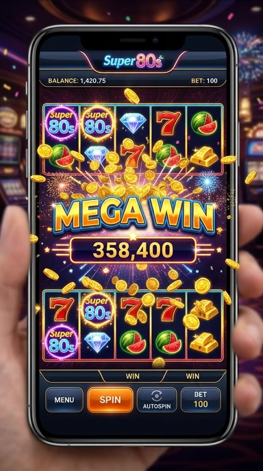 Tampilan halaman utama super805 yang menarik dan intuitif.